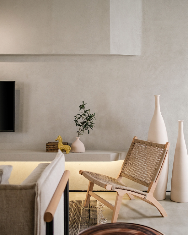 Tla mikrocement — bivalni prostor